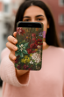 Etui na Smartfon XXL, wzór Bukiet – Antracyt, Filc Ekologiczny, Pranie w 40°C – Ochrona dla Telefonu, iPhone 12 Pro Max, Samsung Galaxy S21 Ultra, Huawei Mate 40 Pro, Bertoni - 2