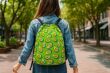 Worek-plecak Arco Design, wodoodporny, lekki, czarny, nadruk Avocado Green, miejski, unisex, sznurowany, 47x39 cm - 5