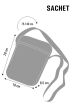 Felt Bag SACHET City 27x19x6 cm - 4