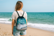 Worek-plecak Arco Design, wodoodporny, lekki, czarny, nadruk Love Sea, miejski, unisex, sznurowany, 47x39 cm - 7