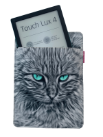 Etui na e-book 6–7" Arco Design – EkoFilc, nadruk Baltazar, Szare, Pasuje do Kindle / PocketBook