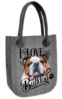 Torba filcowa CITY Love Bulldog