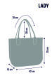 Zestaw Torba Lady XL LEVITATION + kosmetyczka - 2