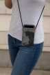 Etui na Smartfon XXL, wzór Kleks – Antracyt, Filc Ekologiczny, Pranie w 40°C – Ochrona dla Telefonu, iPhone 12 Pro Max, Samsung Galaxy S21 Ultra, Huawei Mate 40 Pro, Bertoni - 3